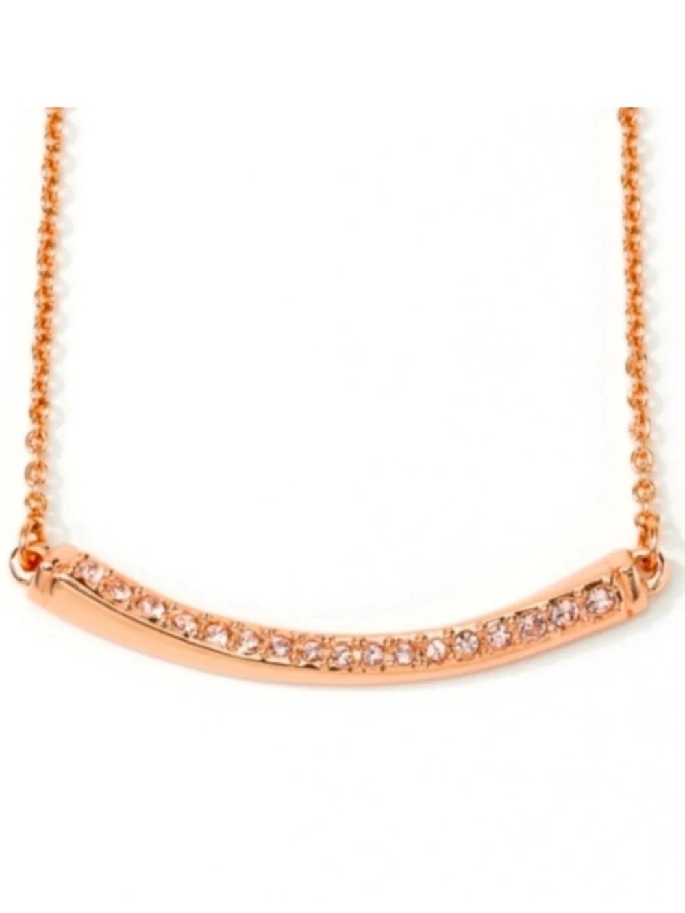 NWT Swarovski rose gold necklace NEW in Box